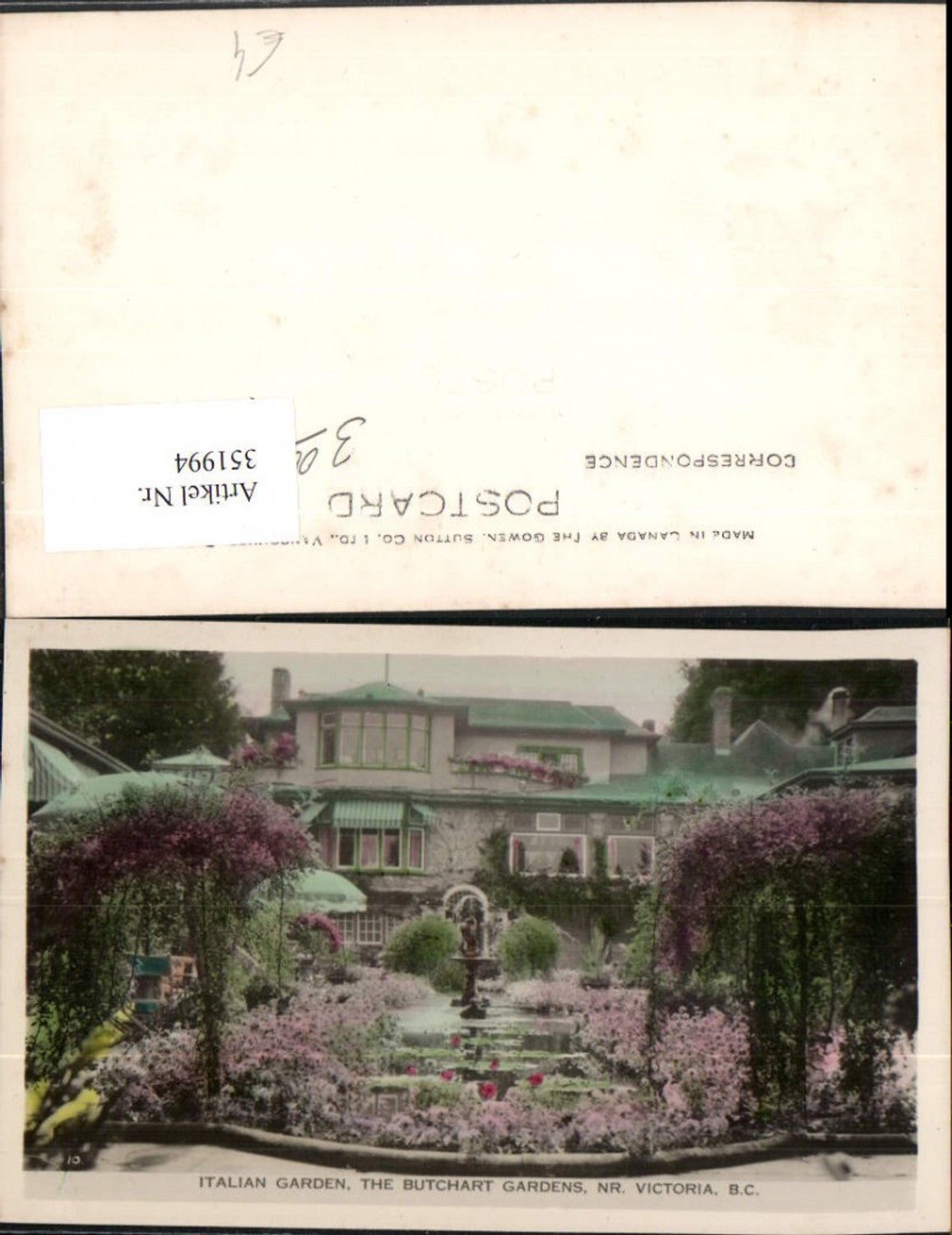 Alte Ansichtskarte – Old Postcard