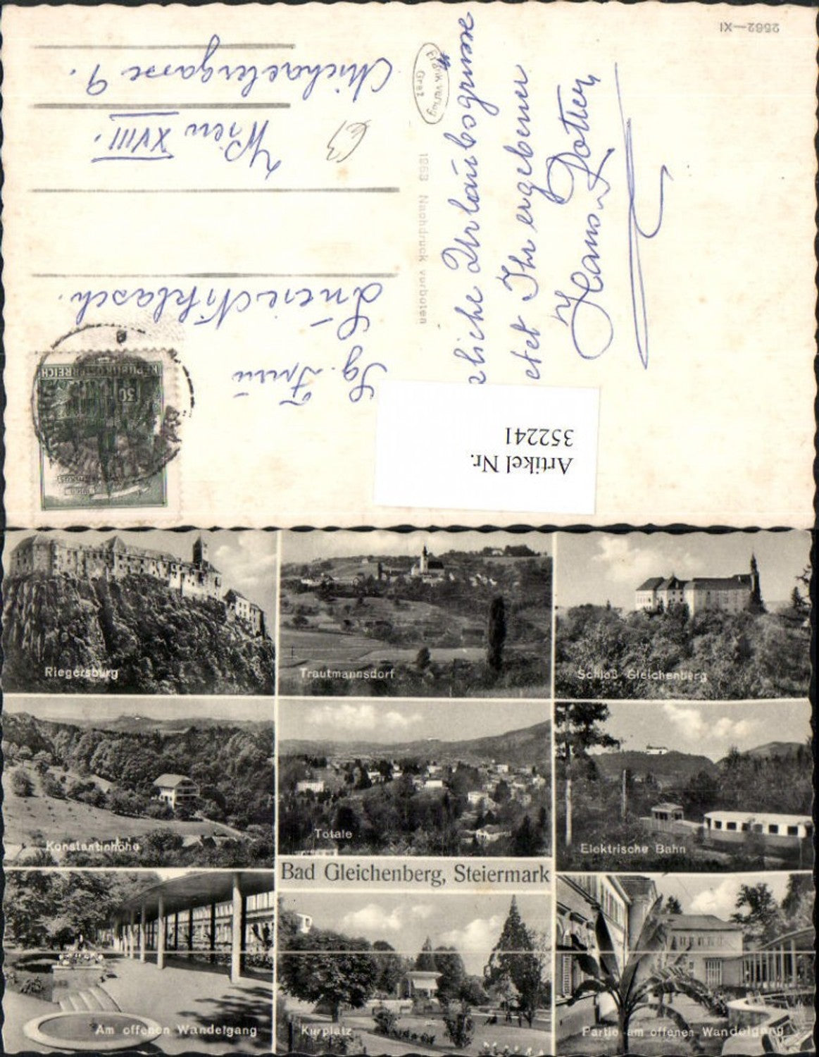 Alte Ansichtskarte – Old Postcard