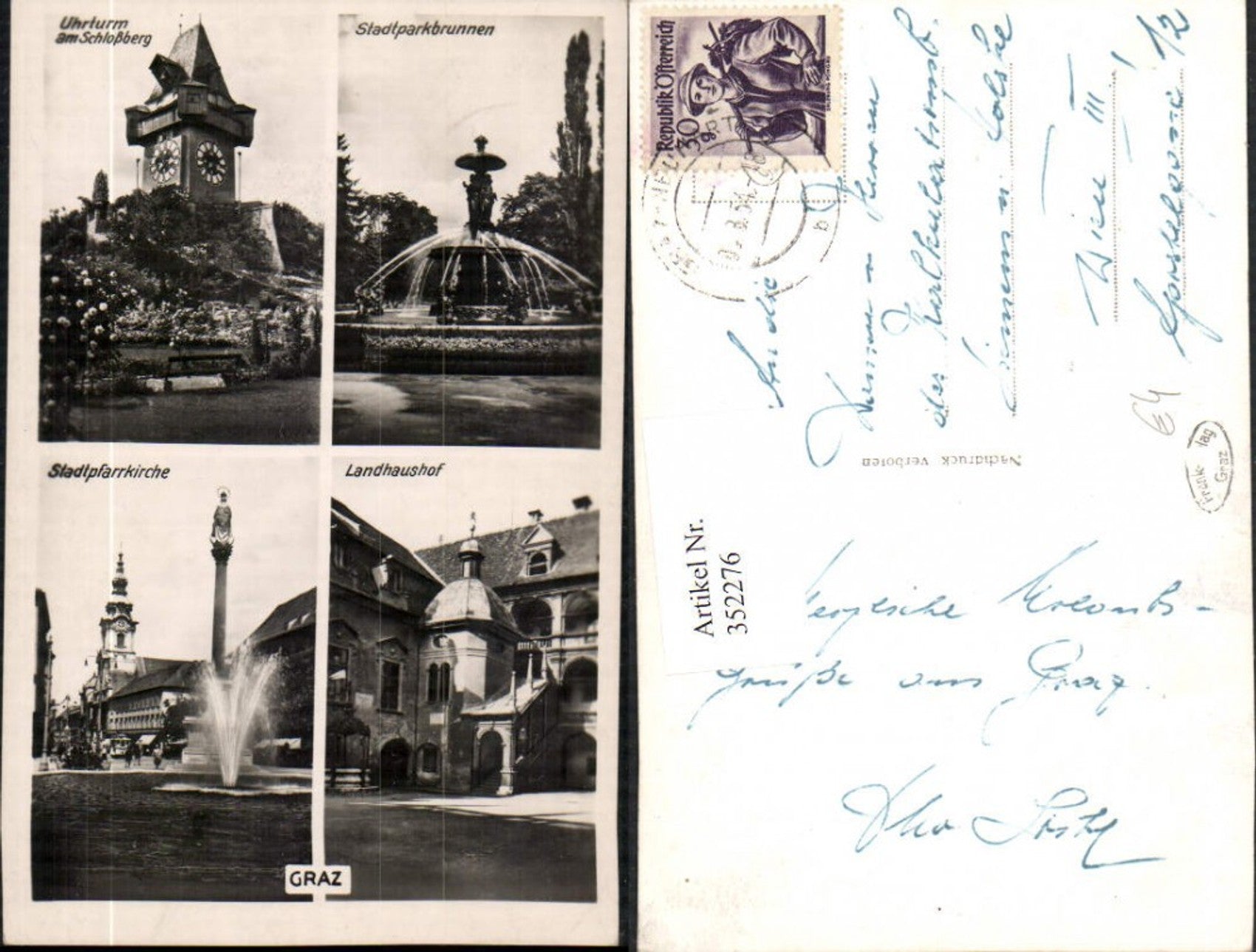 Alte Ansichtskarte – Old Postcard