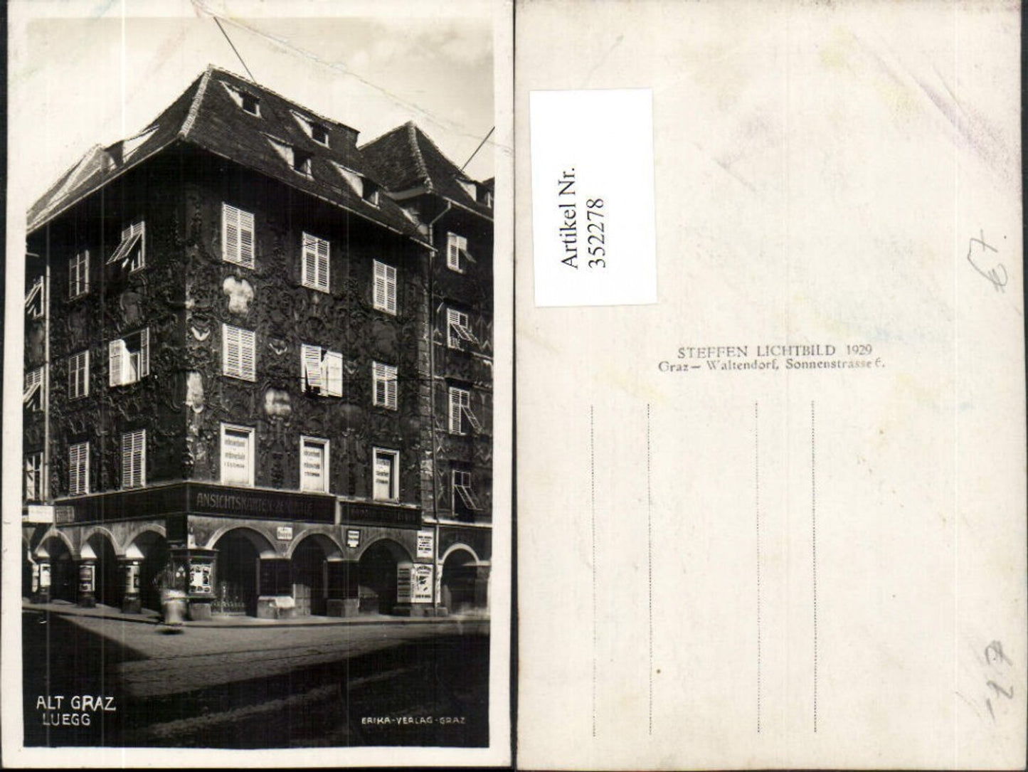 Alte Ansichtskarte – Old Postcard