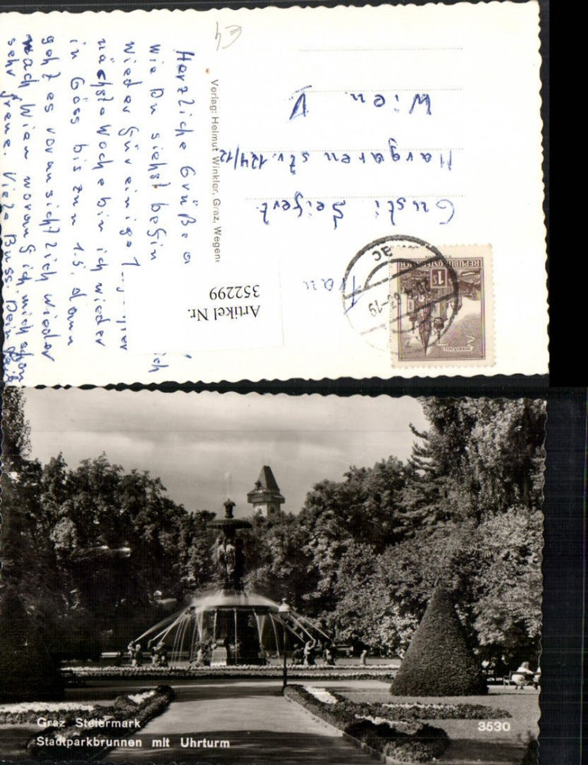 Alte Ansichtskarte – Old Postcard