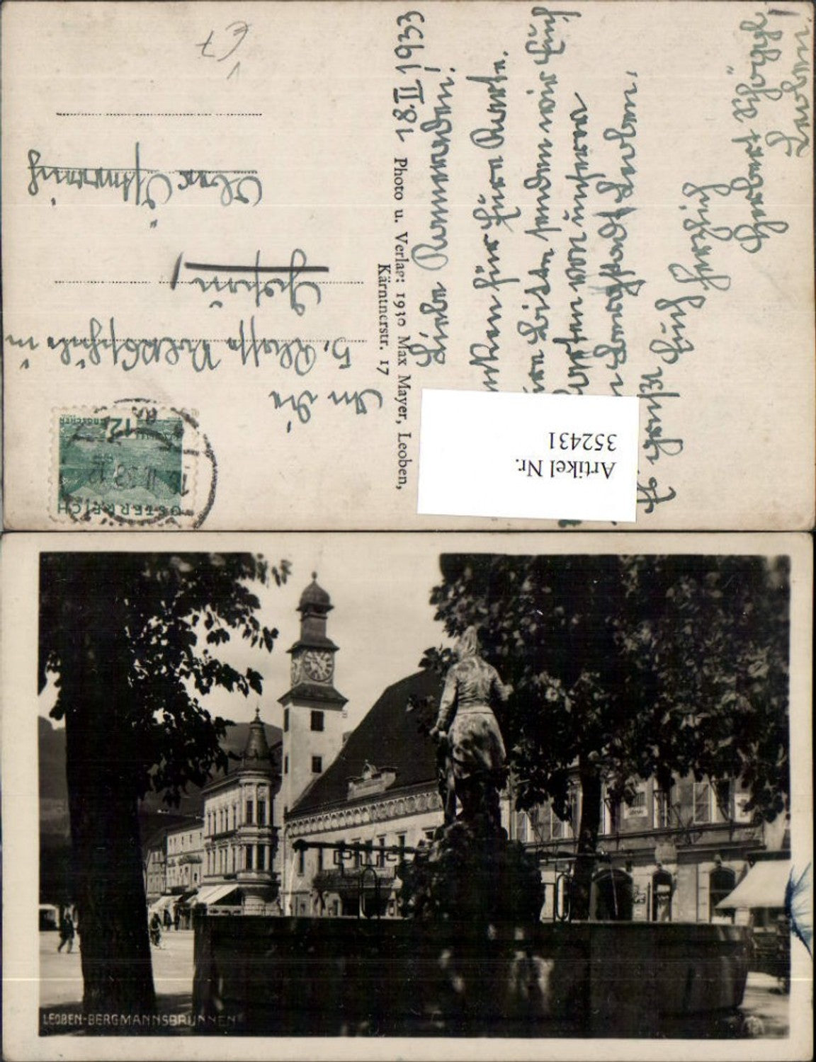 Alte Ansichtskarte – Old Postcard