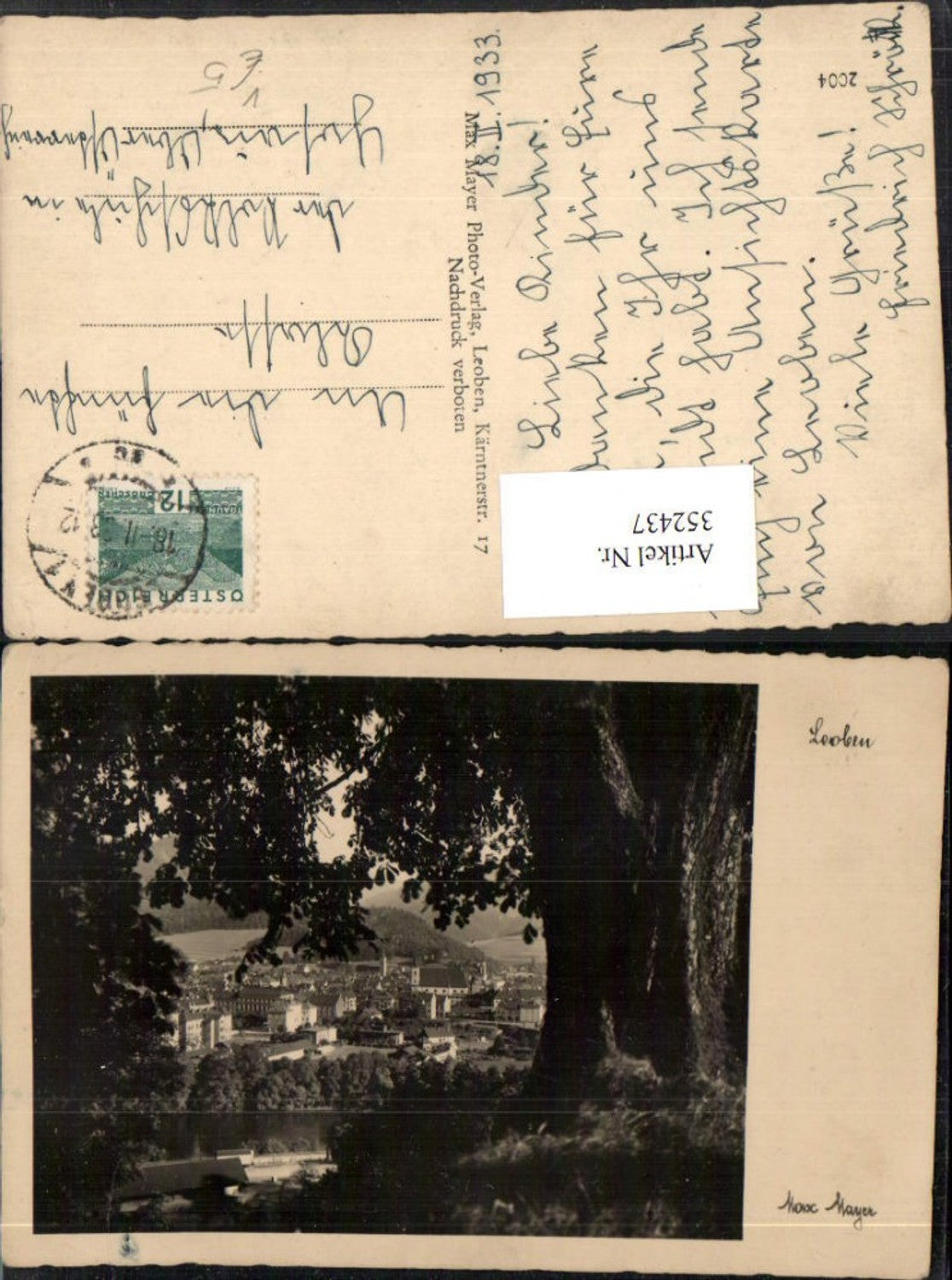 Alte Ansichtskarte – Old Postcard