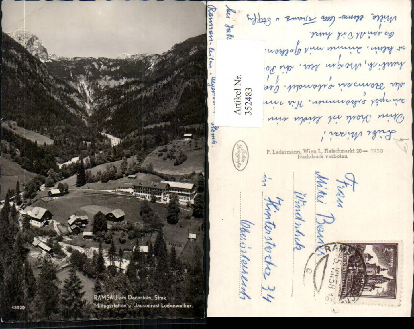 Alte Ansichtskarte – Old Postcard