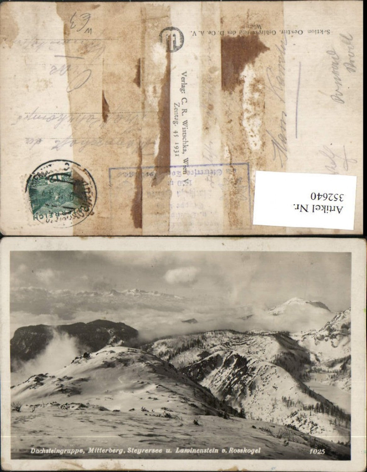 Alte Ansichtskarte – Old Postcard