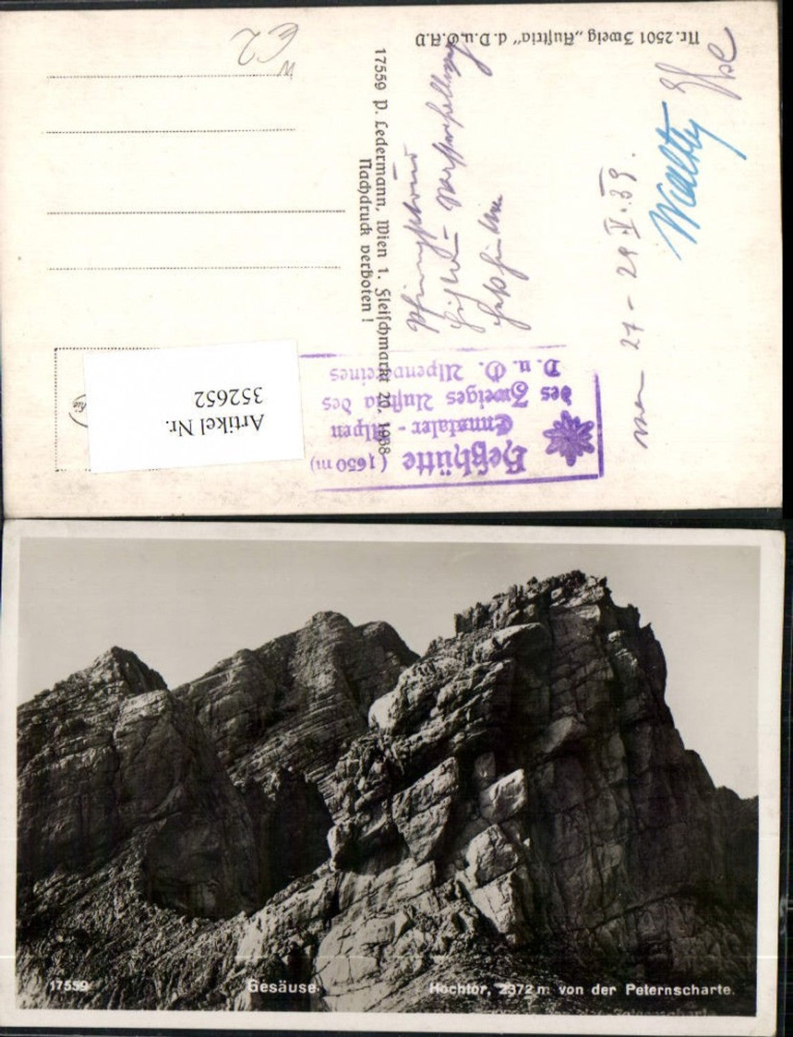 Alte Ansichtskarte – Old Postcard