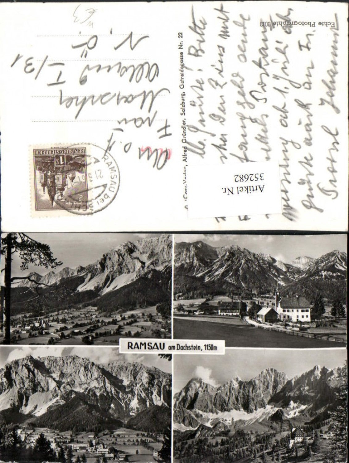 Alte Ansichtskarte – Old Postcard