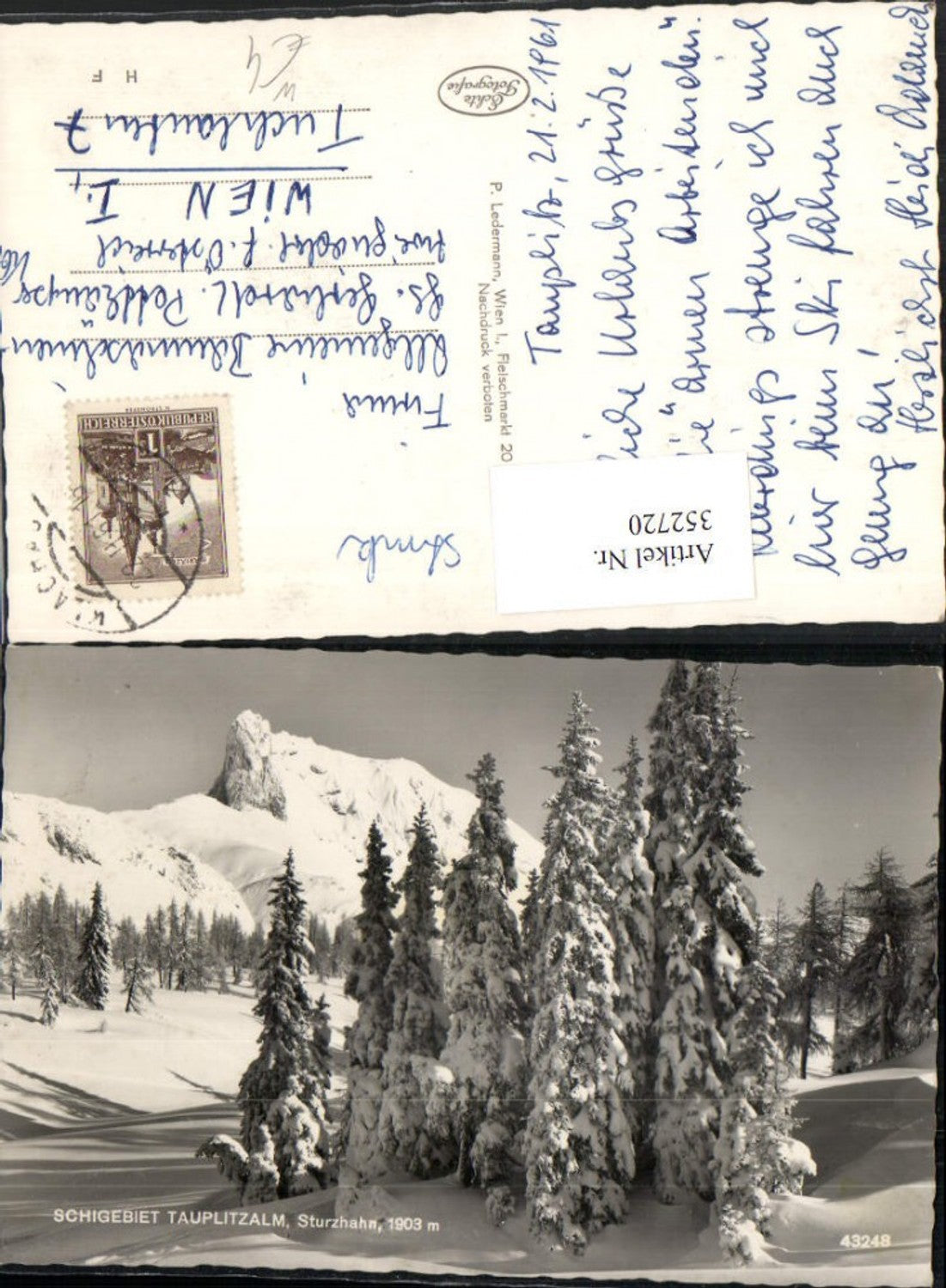 Alte Ansichtskarte – Old Postcard