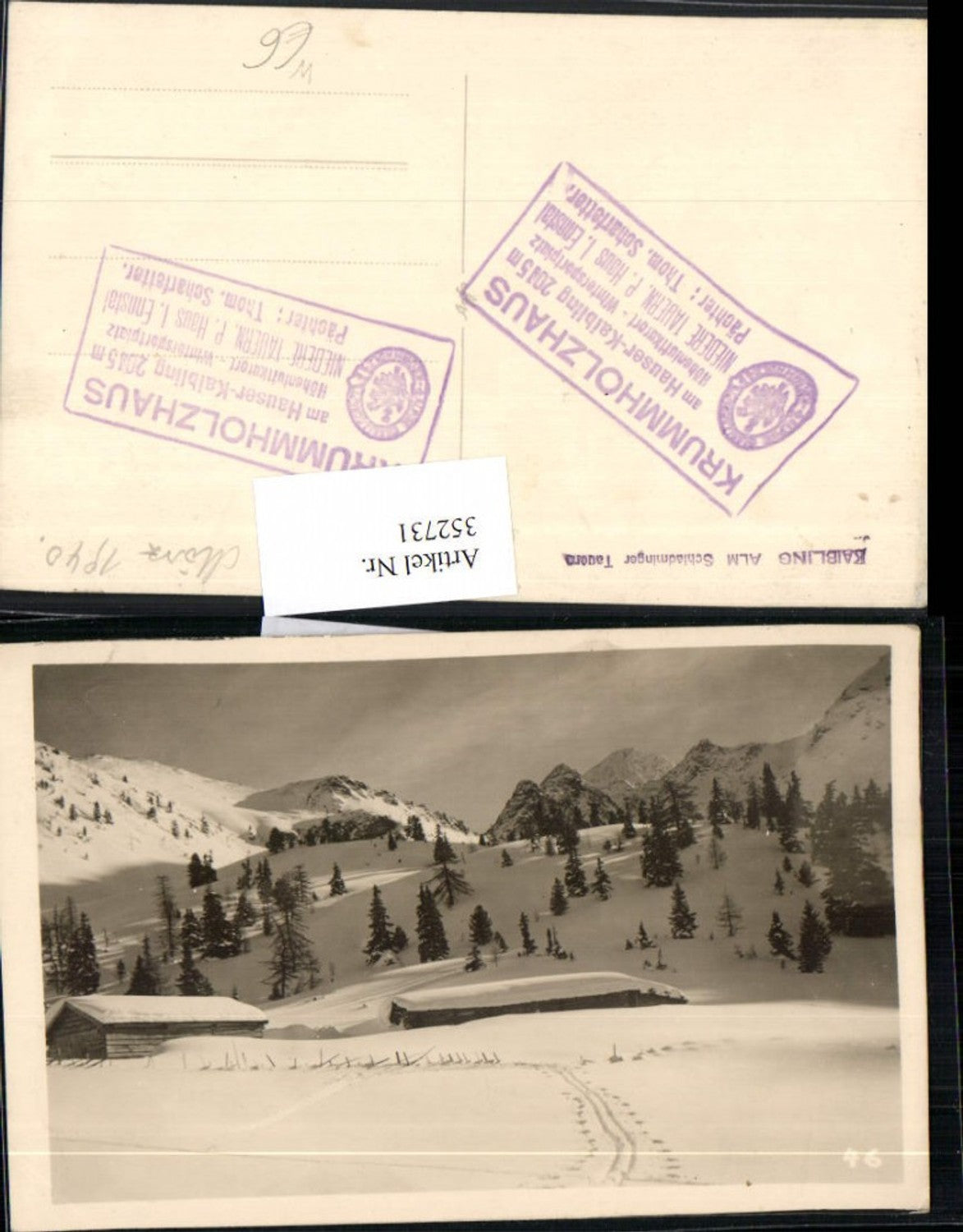 Alte Ansichtskarte – Old Postcard