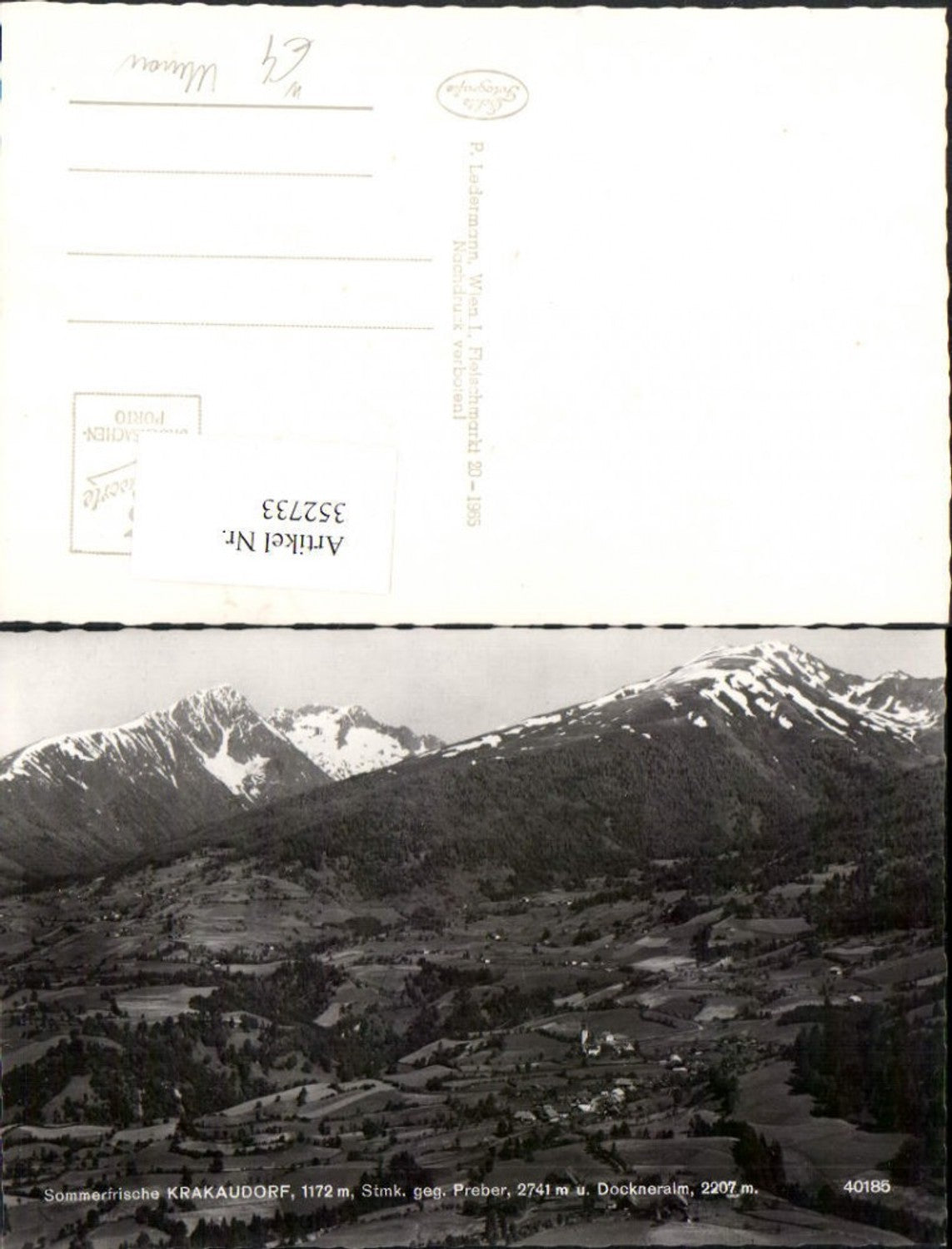 Alte Ansichtskarte – Old Postcard