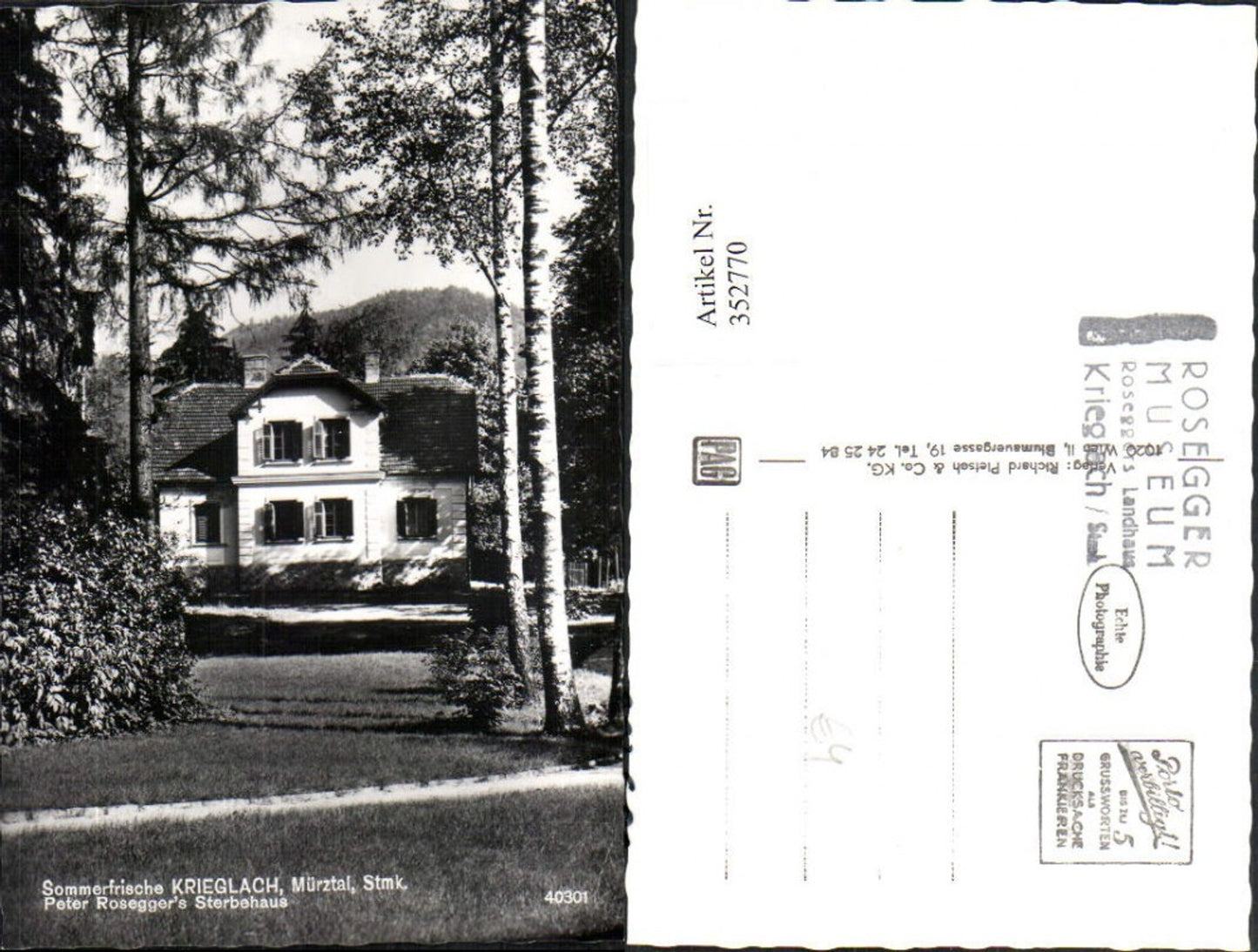 Alte Ansichtskarte – Old Postcard