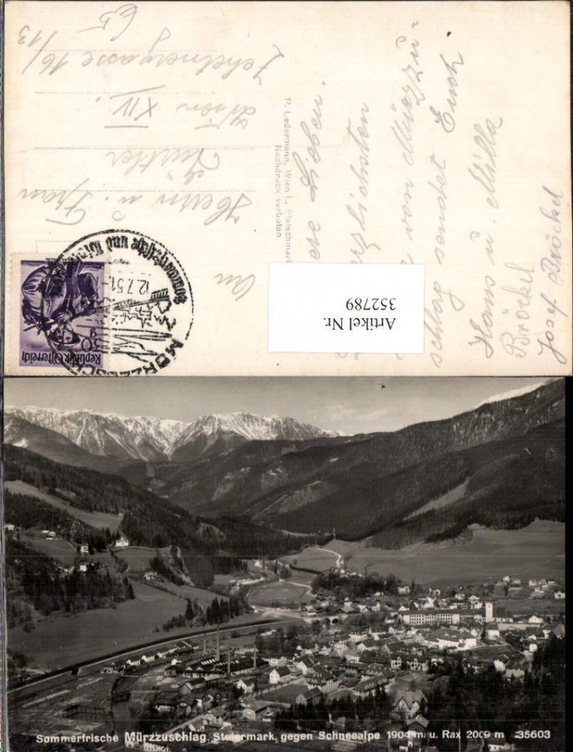 Alte Ansichtskarte – Old Postcard