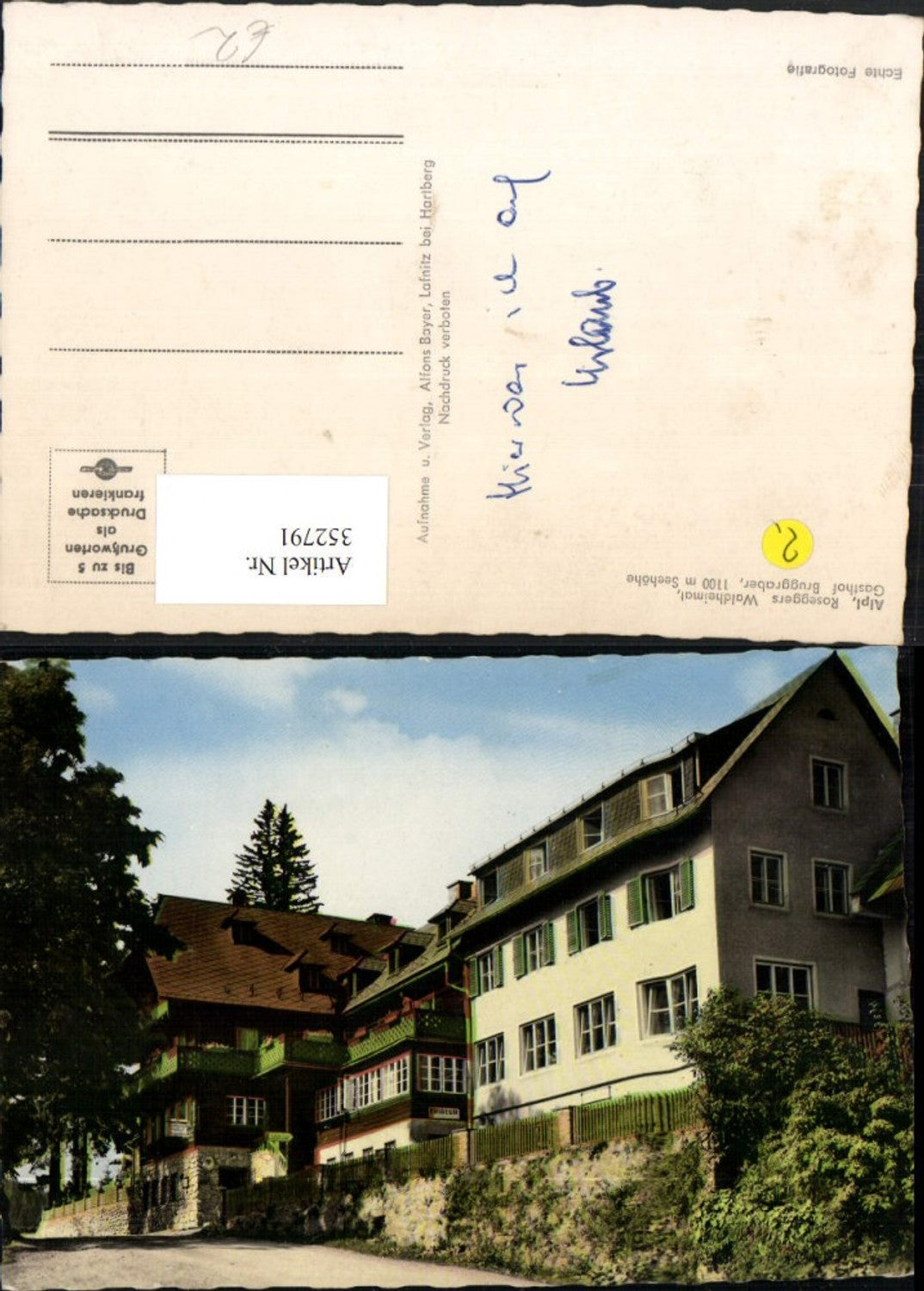 Alte Ansichtskarte – Old Postcard