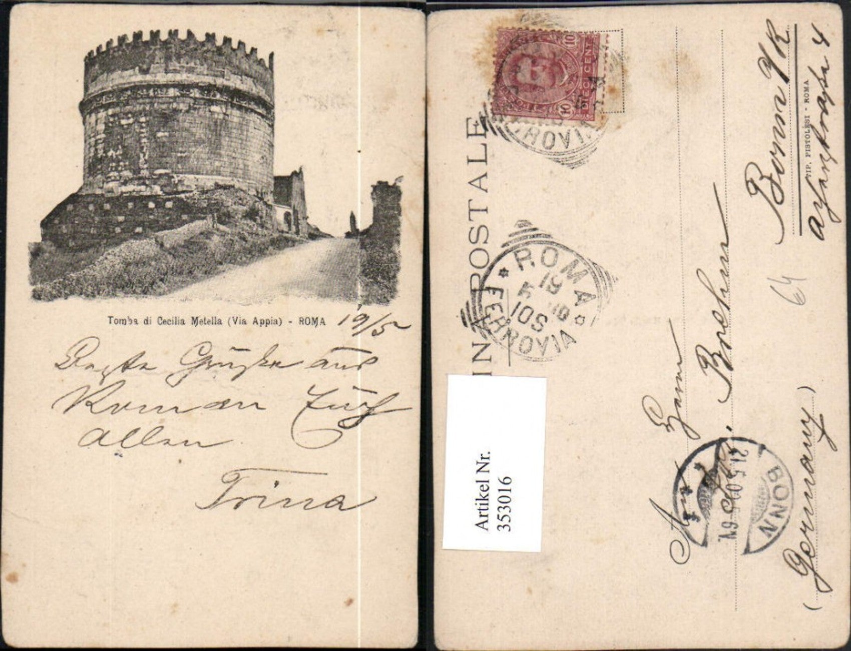 Alte Ansichtskarte – Old Postcard