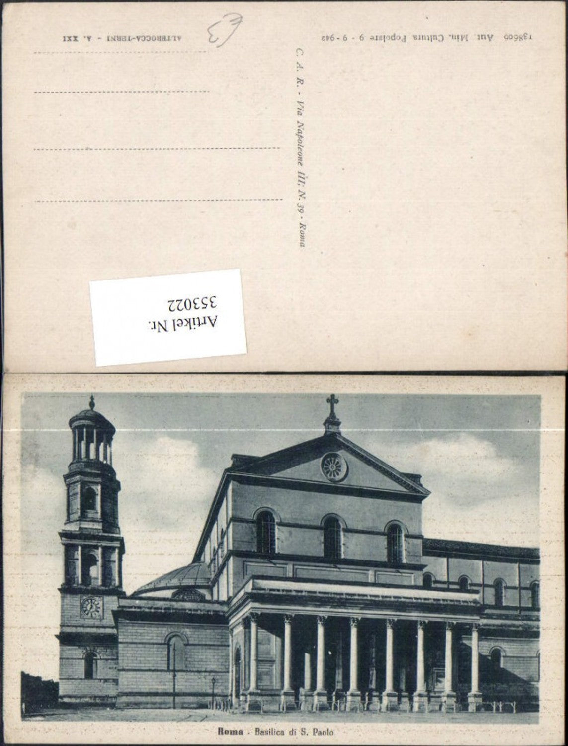 Alte Ansichtskarte – Old Postcard