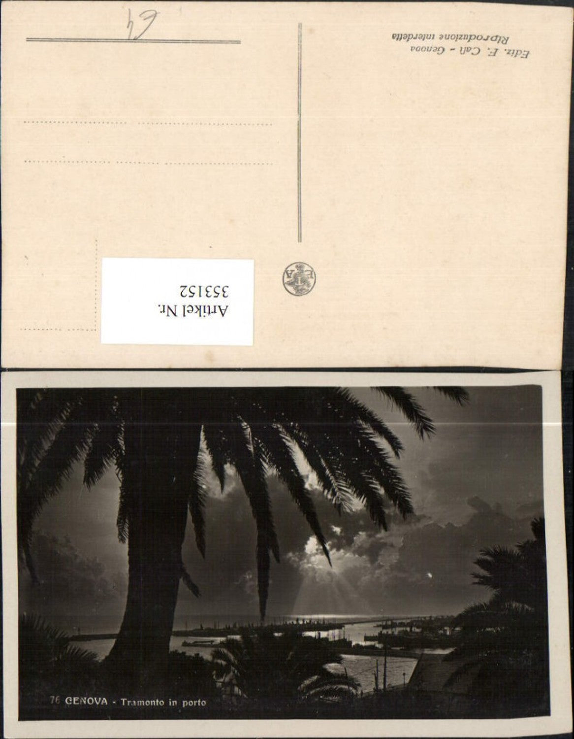 Alte Ansichtskarte – Old Postcard