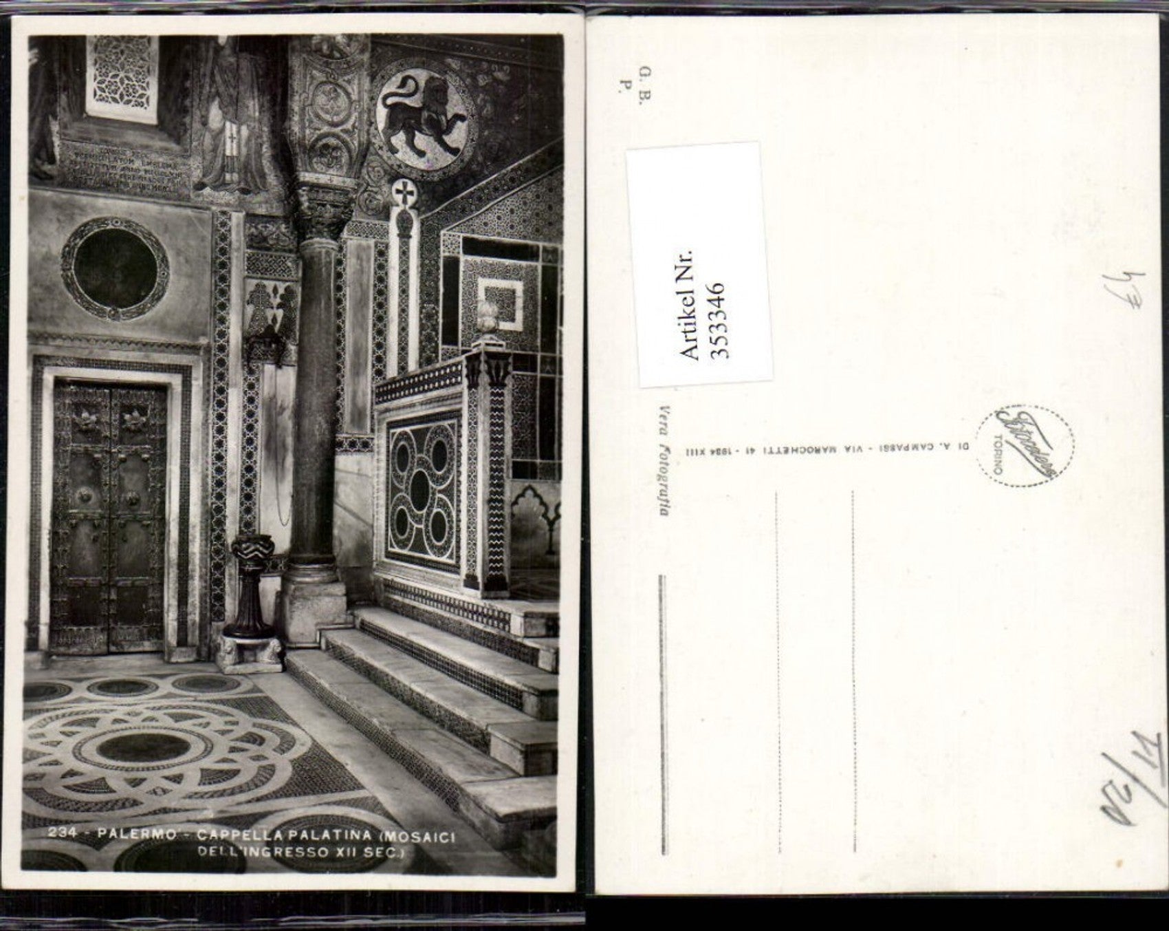 Alte Ansichtskarte – Old Postcard