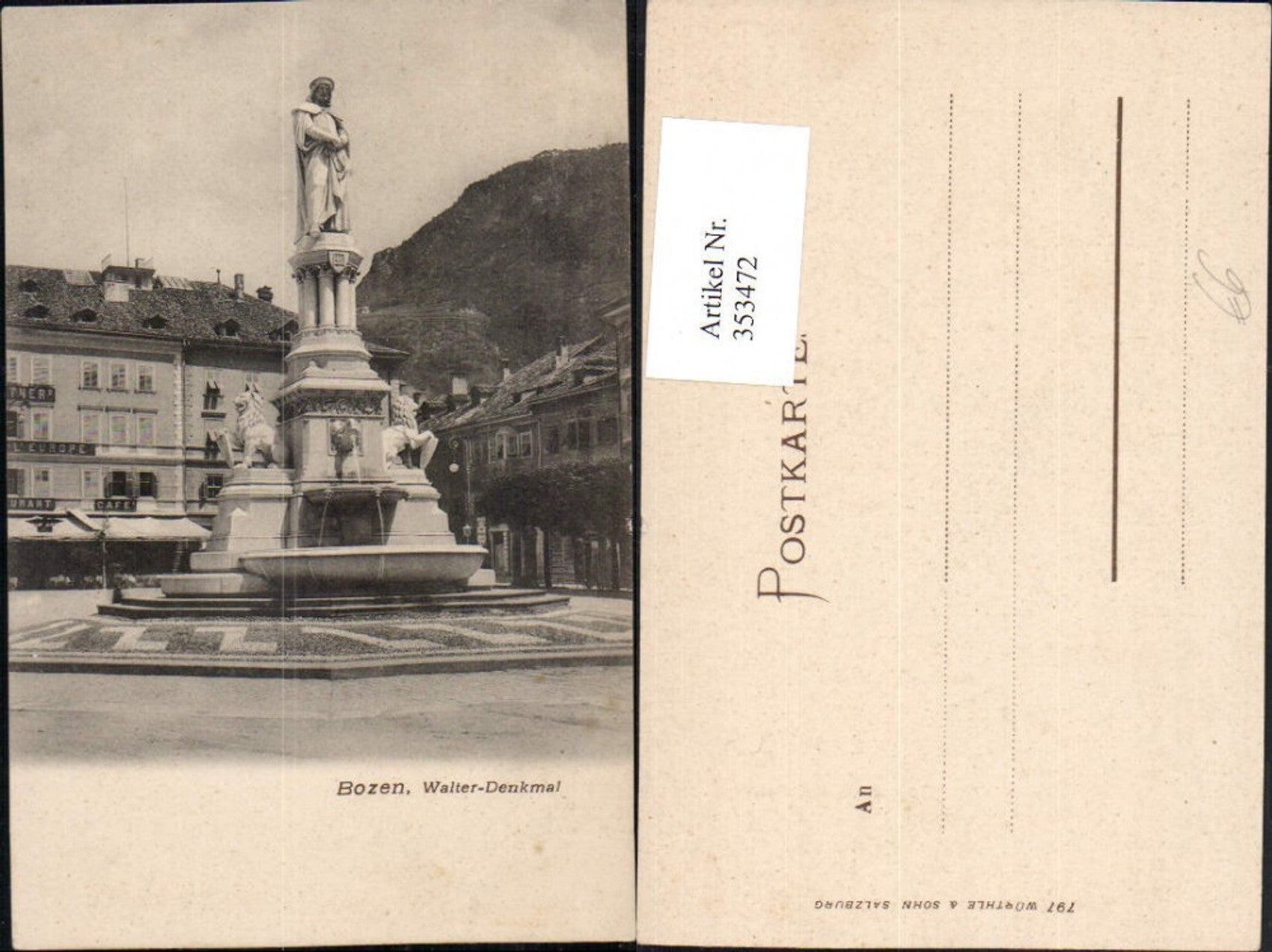 Alte Ansichtskarte – Old Postcard