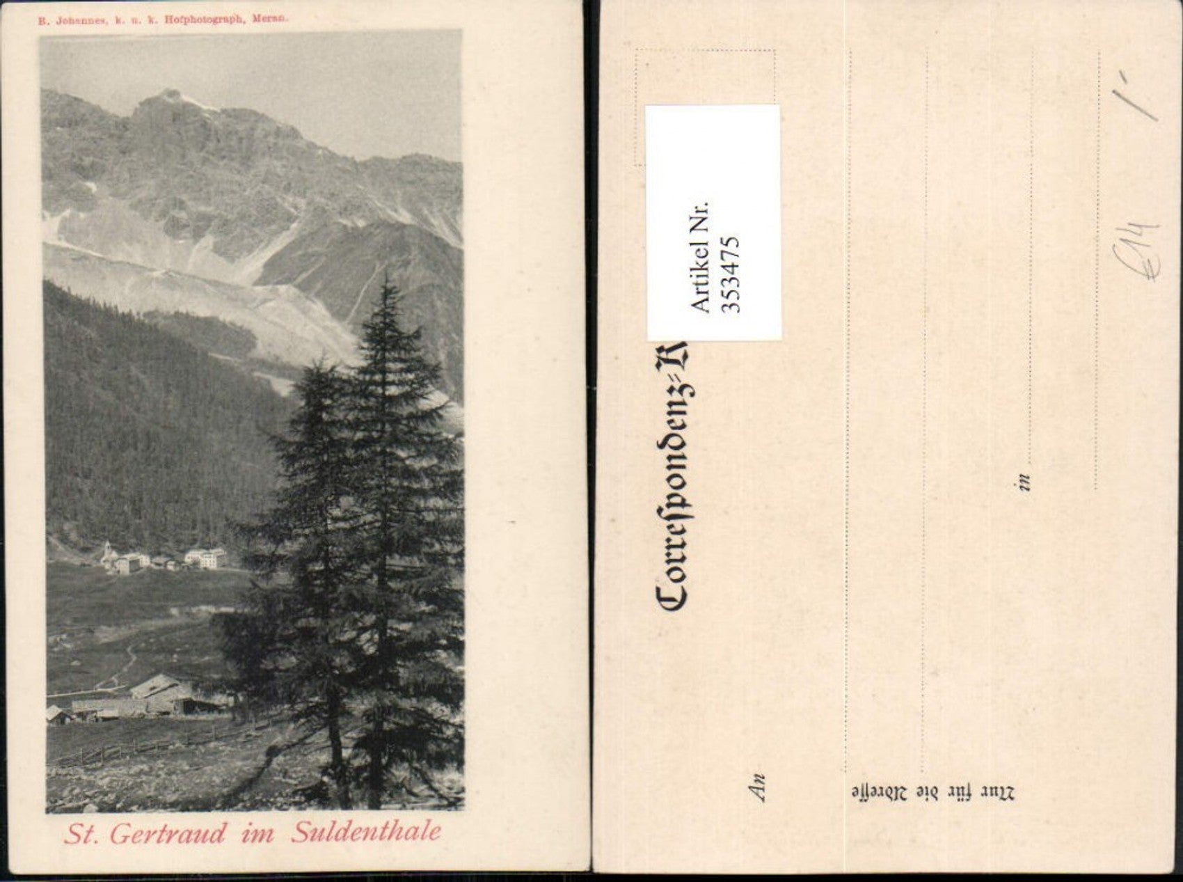 Alte Ansichtskarte – Old Postcard