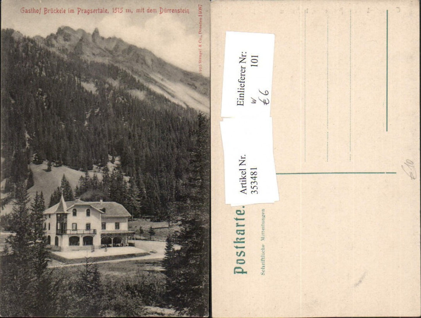 Alte Ansichtskarte – Old Postcard