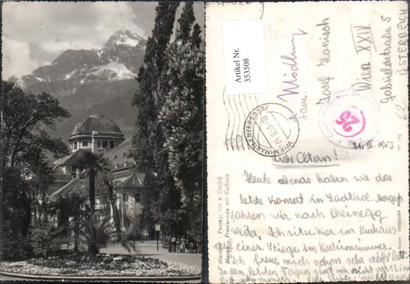 Alte Ansichtskarte – Old Postcard