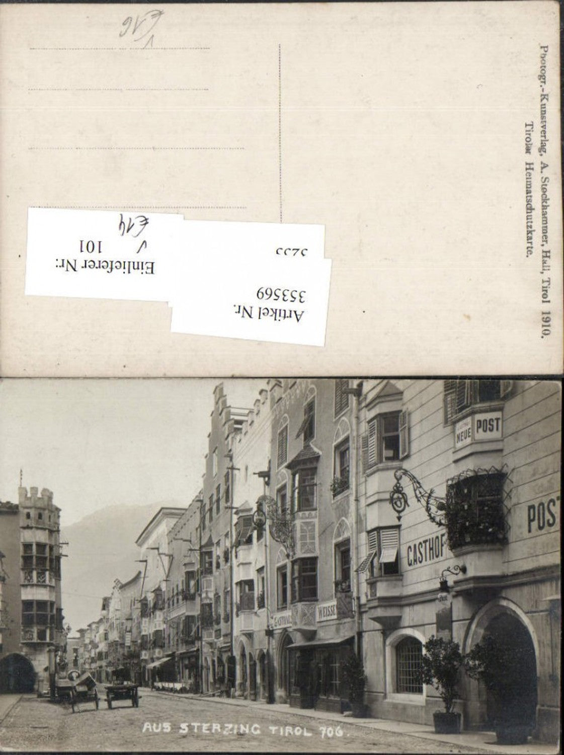 Alte Ansichtskarte – Old Postcard