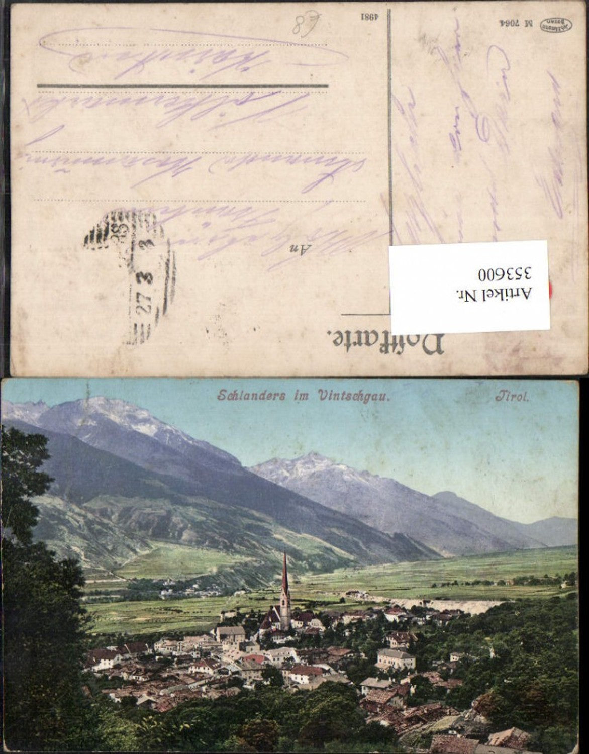 Alte Ansichtskarte – Old Postcard