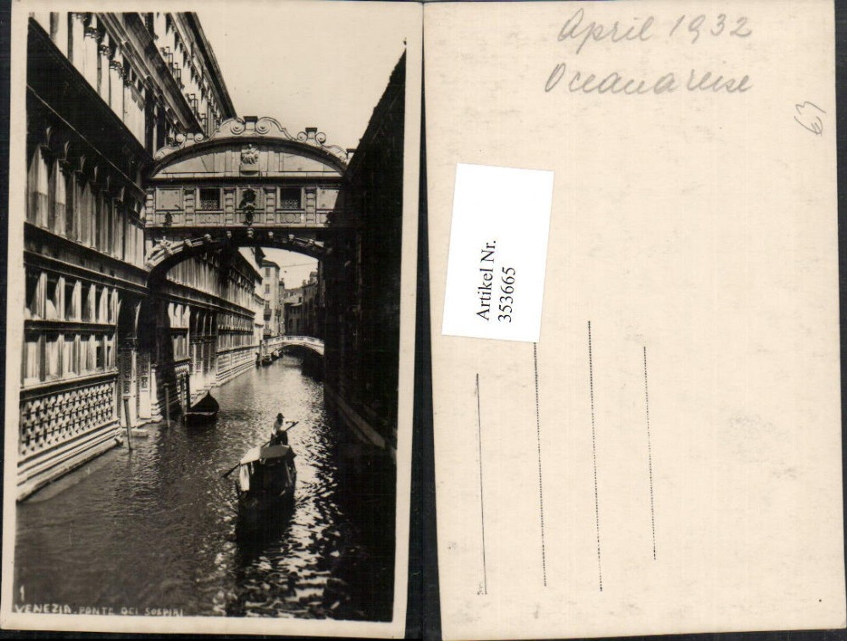 Alte Ansichtskarte – Old Postcard