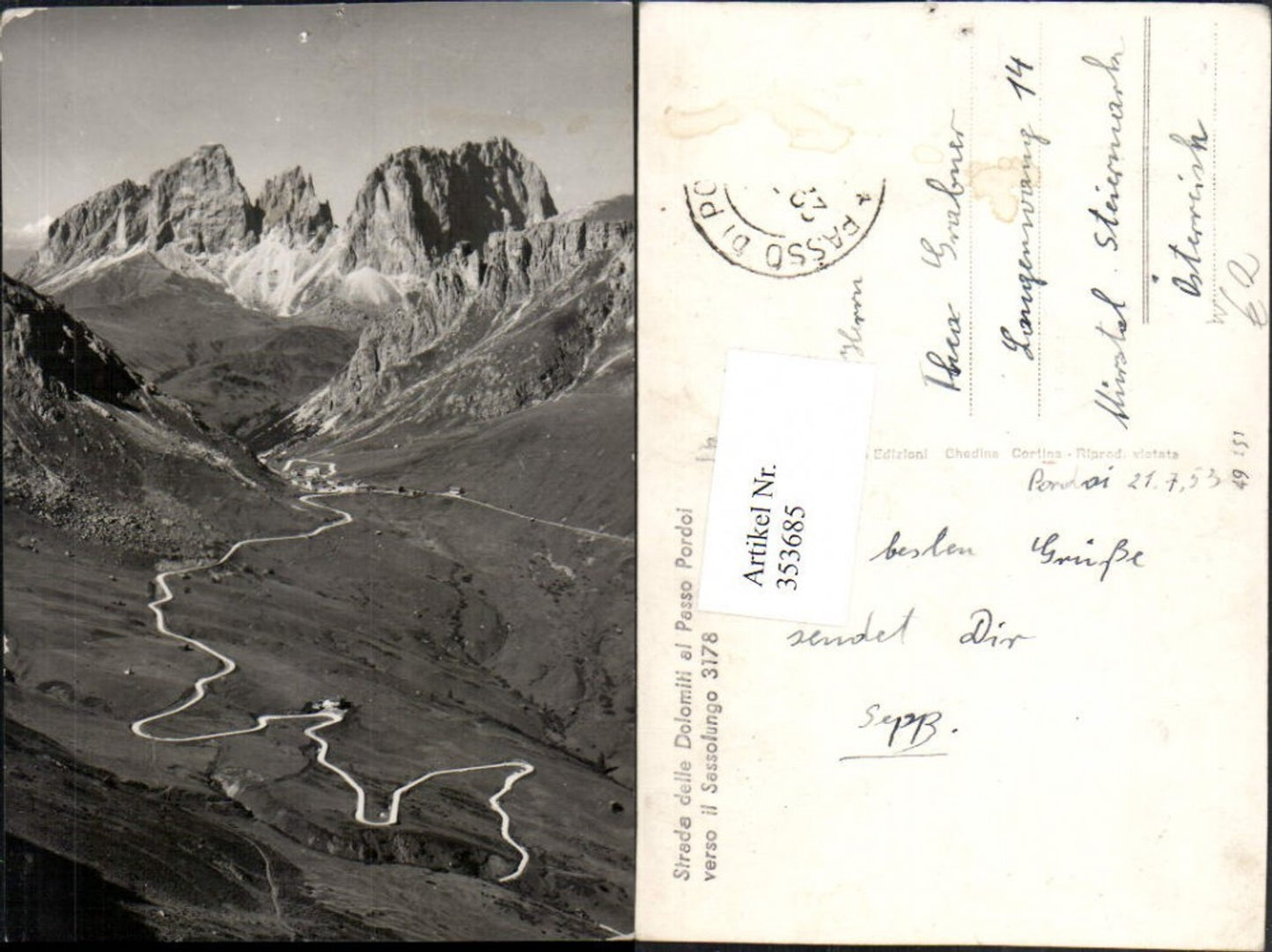 Alte Ansichtskarte – Old Postcard