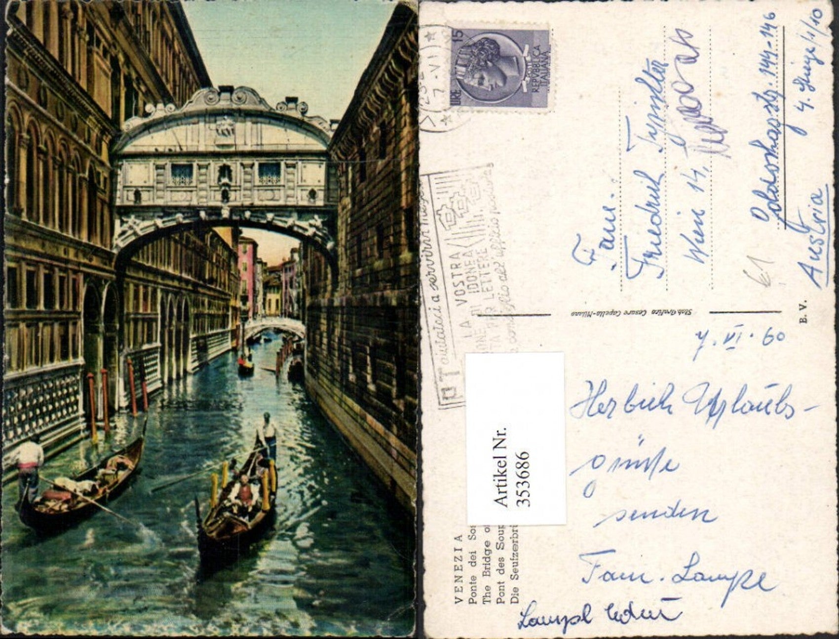 Alte Ansichtskarte – Old Postcard