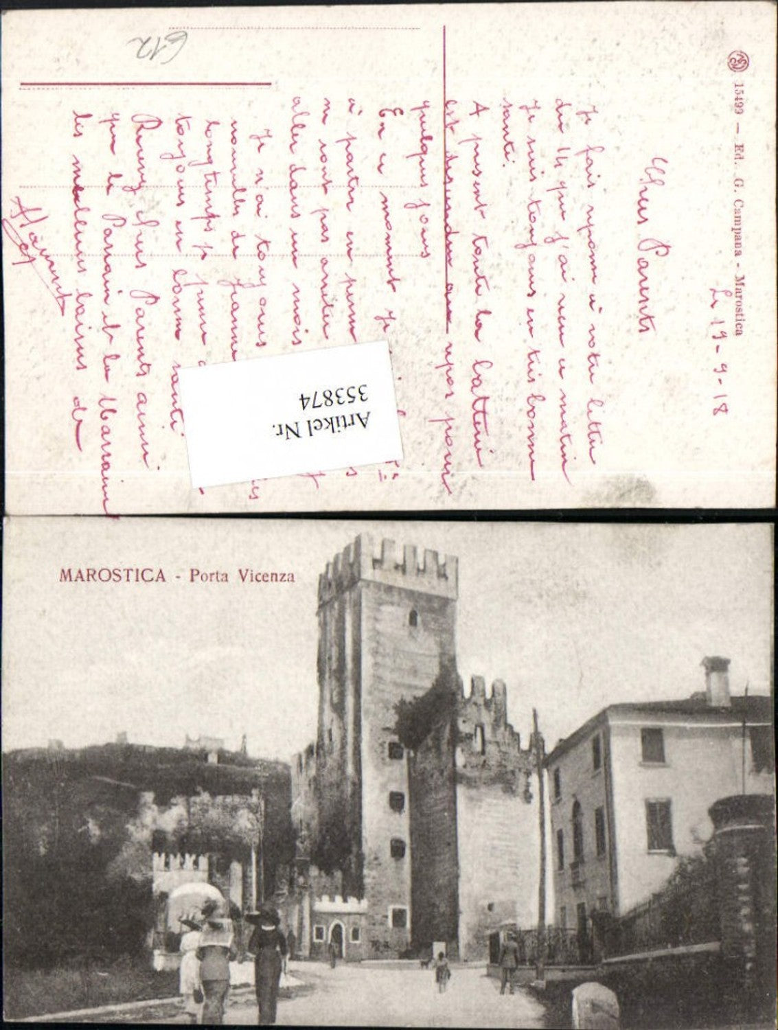 Alte Ansichtskarte – Old Postcard
