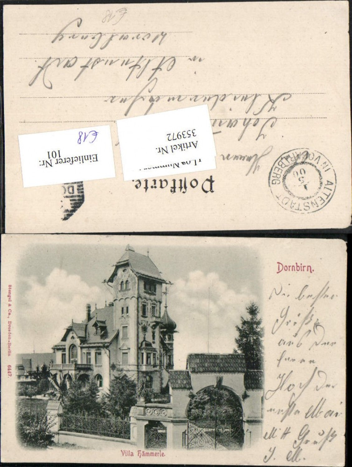 Alte Ansichtskarte – Old Postcard