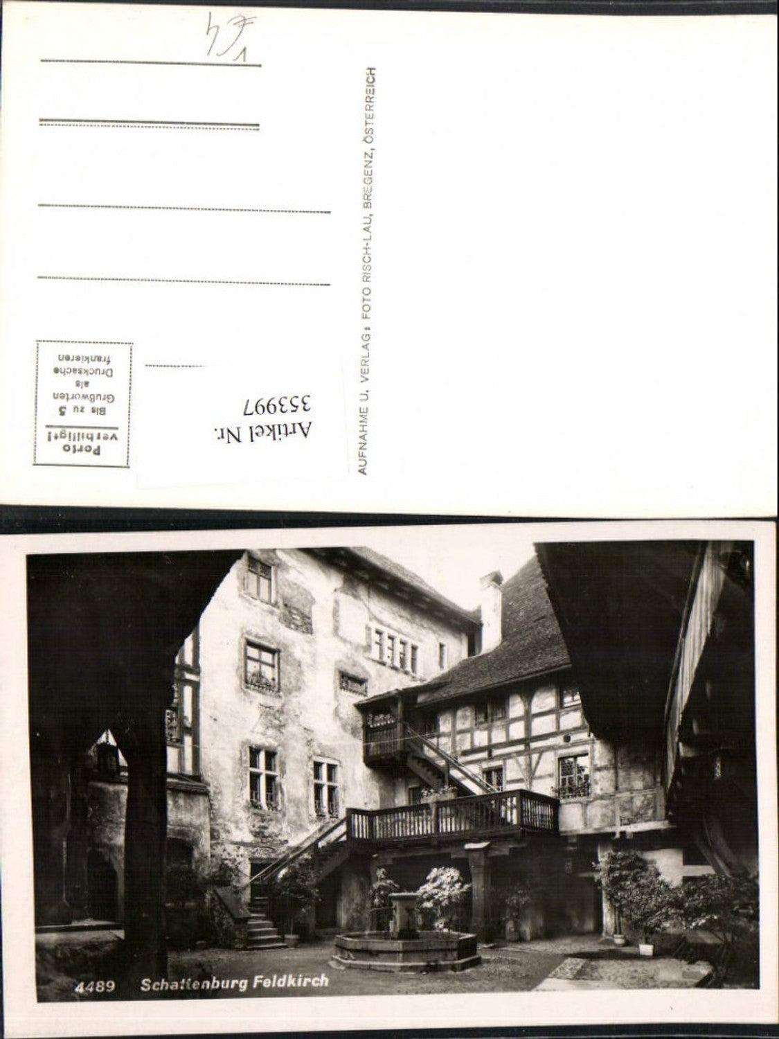 Alte Ansichtskarte – Old Postcard