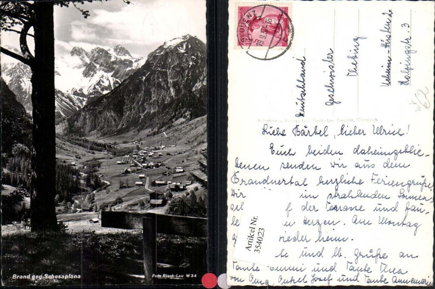 Alte Ansichtskarte – Old Postcard