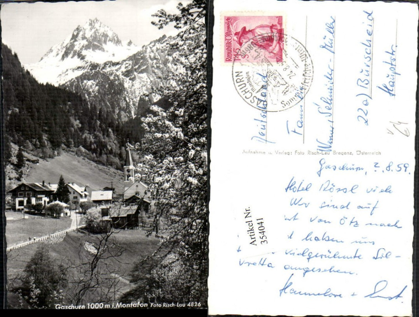 Alte Ansichtskarte – Old Postcard