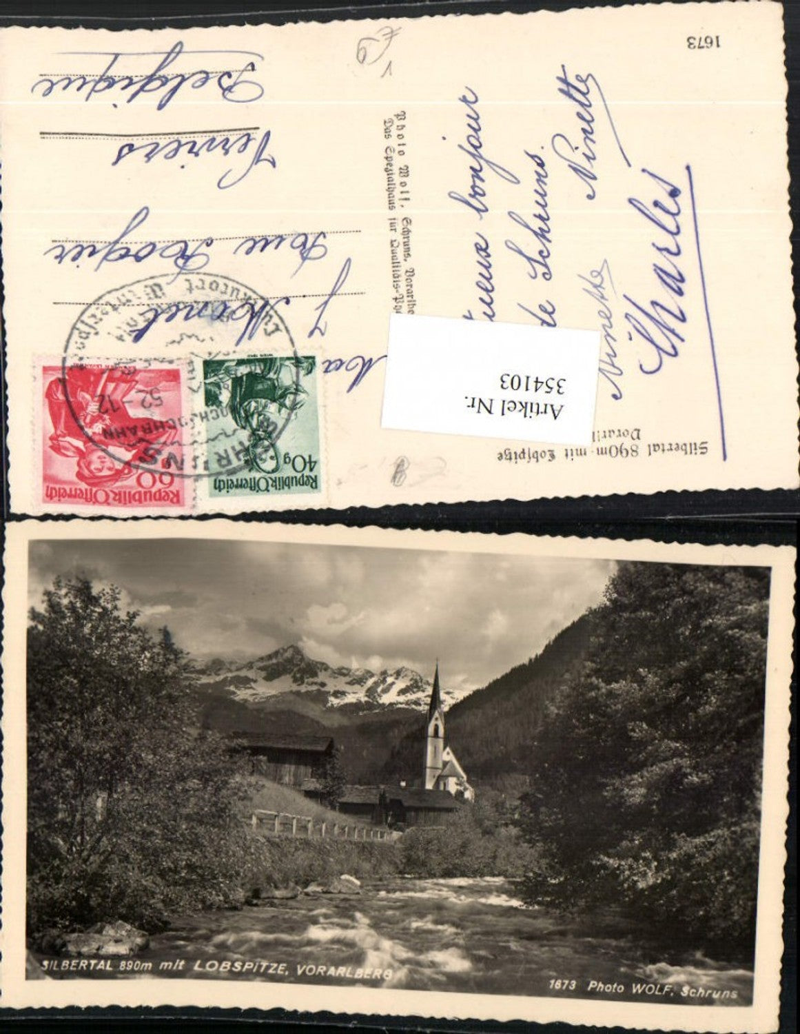 Alte Ansichtskarte – Old Postcard