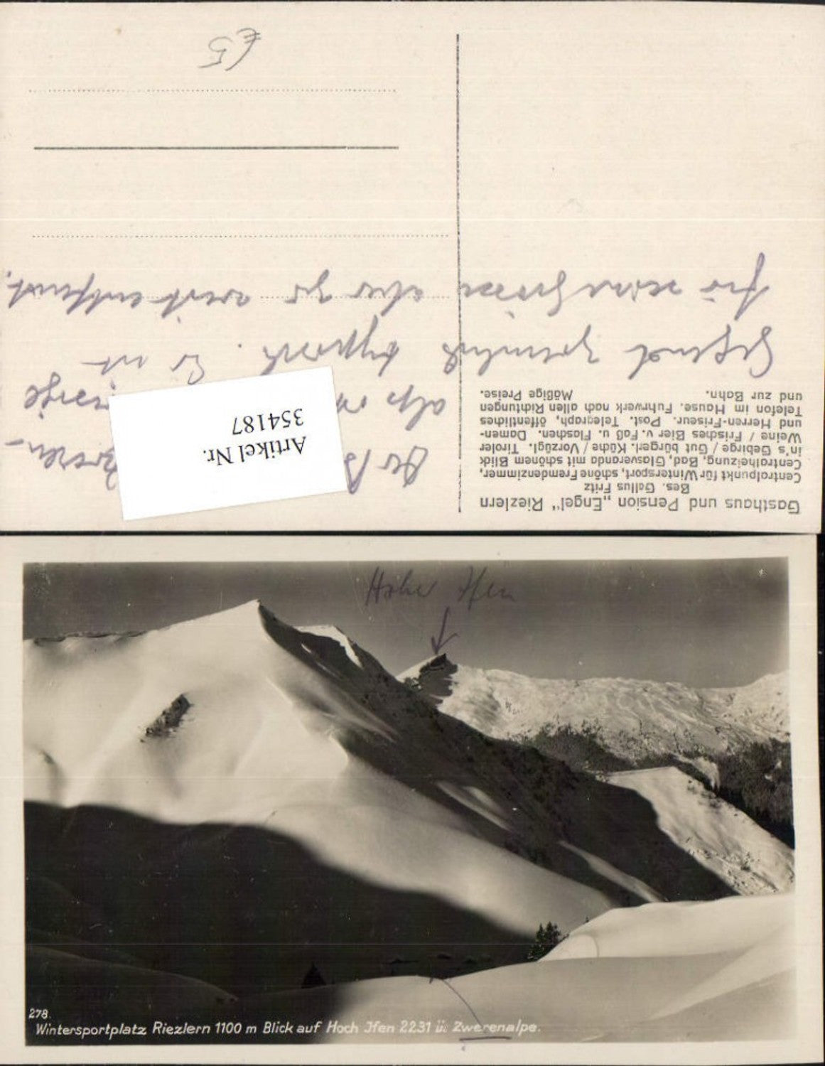 Alte Ansichtskarte – Old Postcard