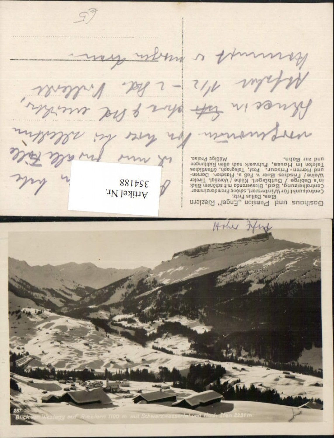 Alte Ansichtskarte – Old Postcard