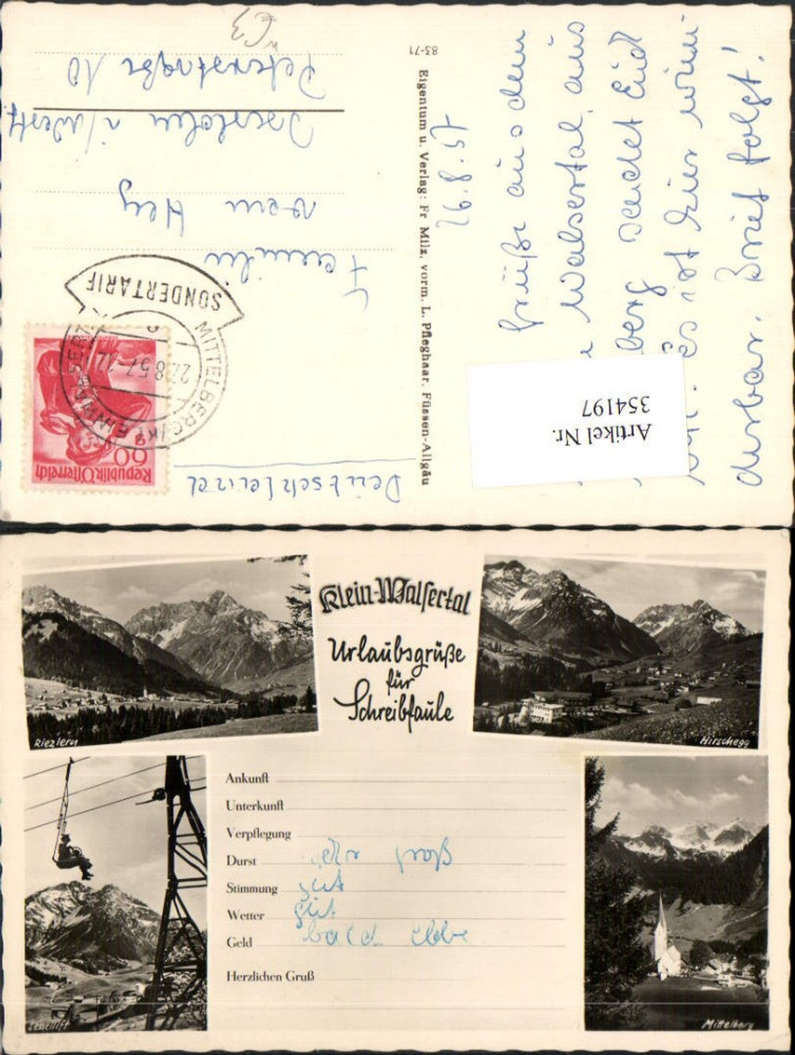 Alte Ansichtskarte – Old Postcard