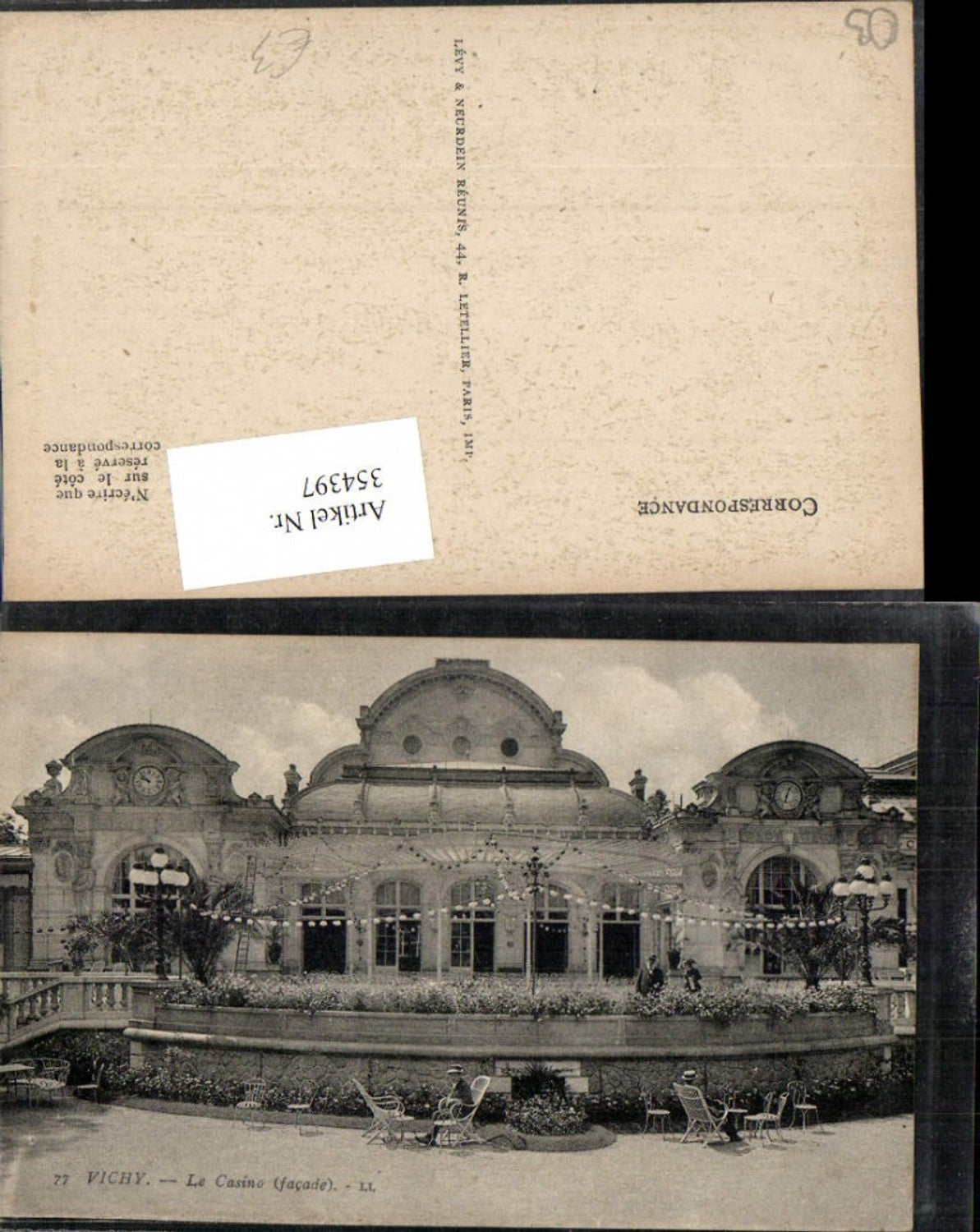 354397,Auvergne Allier Vichy Le Casino