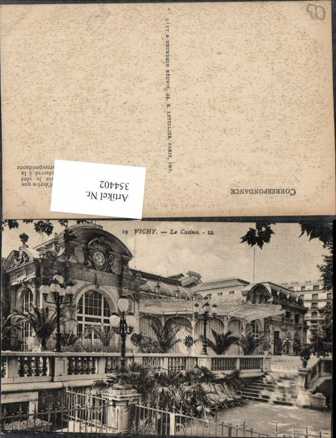 354402,Auvergne Allier Vichy Le Casino