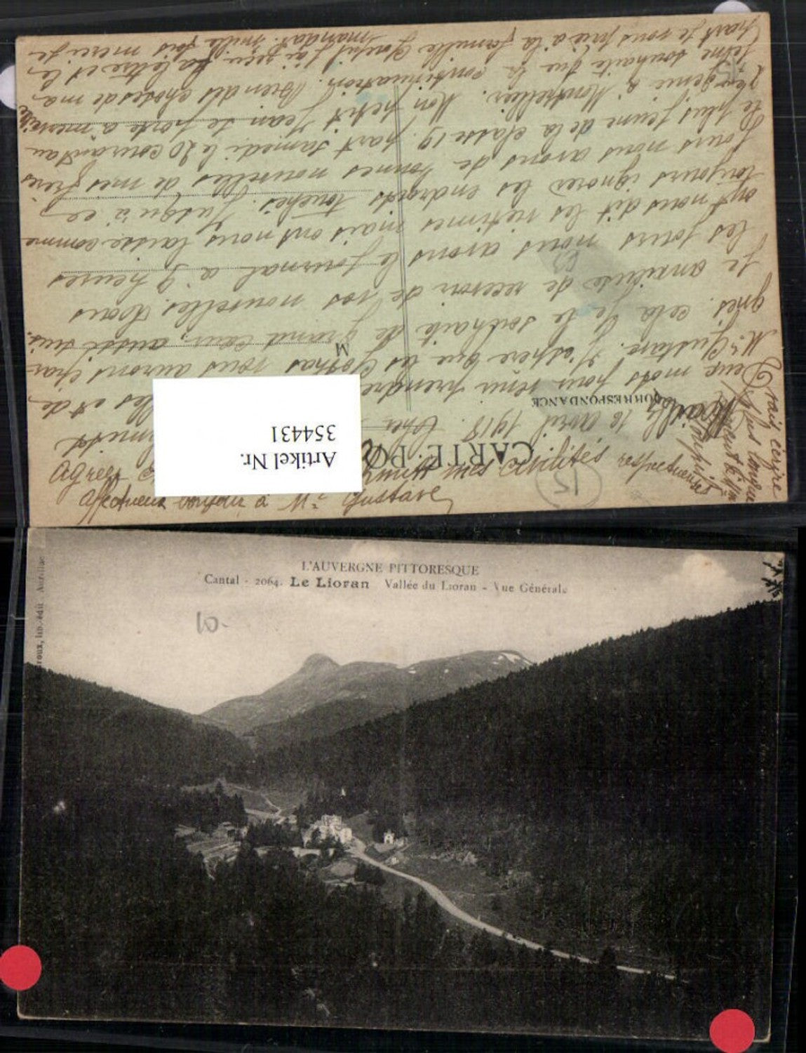 354431,Auvergne Cantal Le Lioran Vallee du Lioran Vue Generale Bergkulisse
