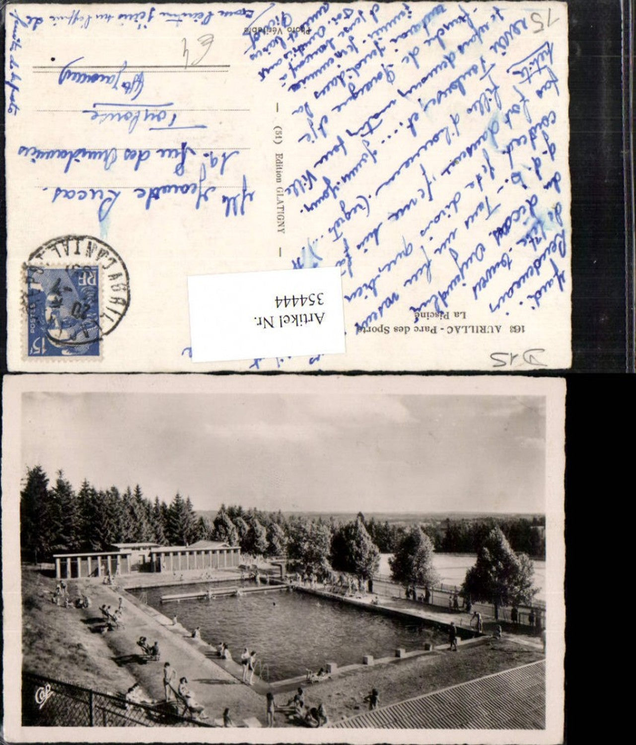 354444,Auvergne Cantal Aurillac Parc des Sports La Piscine Schwimmbad