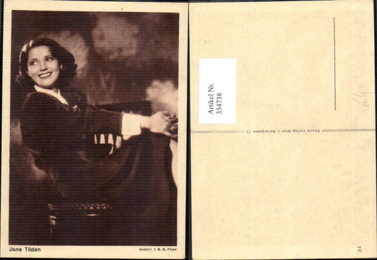 354738,Schauspielerin Jane Tilden