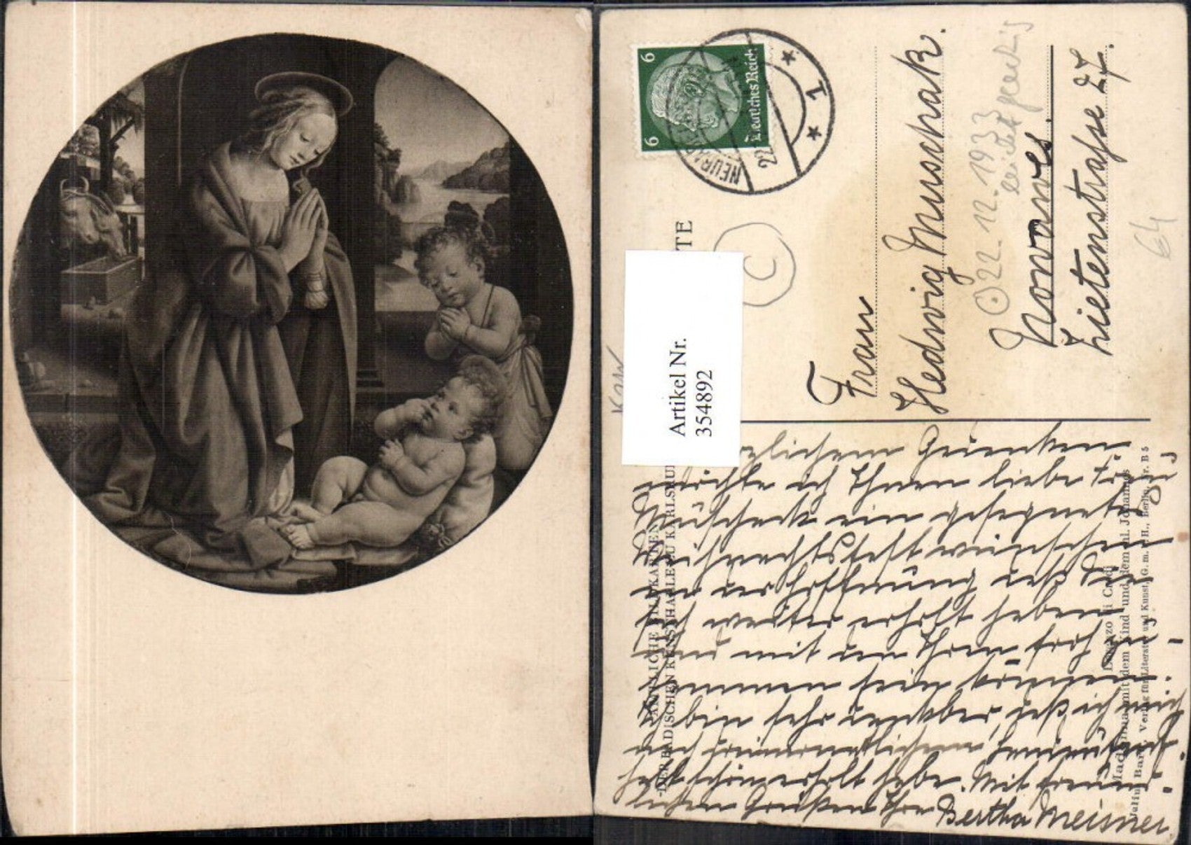 Alte Ansichtskarte – Old Postcard