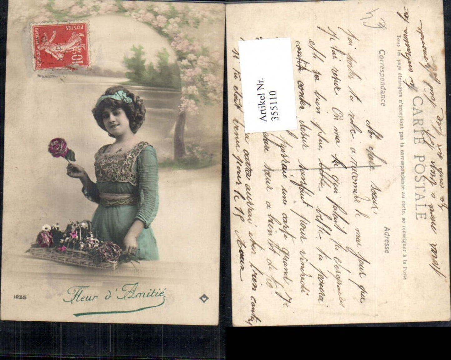 355110,Frau Haarschmuck Haarband Rosen Korb Blumen