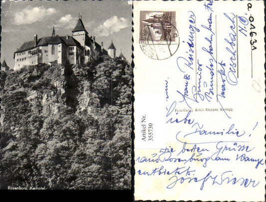 355730,Burg Rosenburg Kamptal Rosenburg-Mold