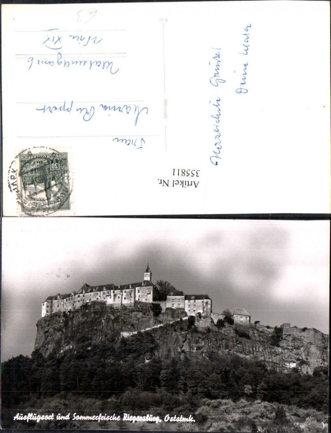 355811,Foto Ak Riegersburg Burg