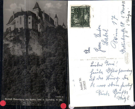 355822,Schloss Burg Rosenburg am Kamp Rosenburg-Mold