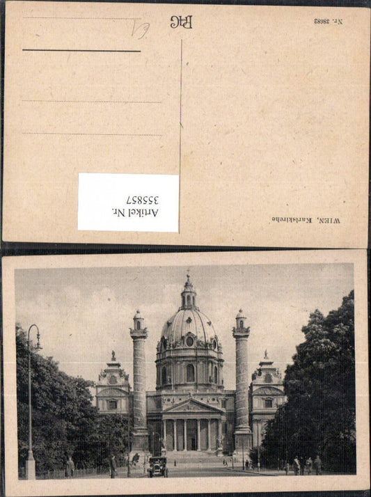 355857,Wien Karlskirche Kirche Automobil